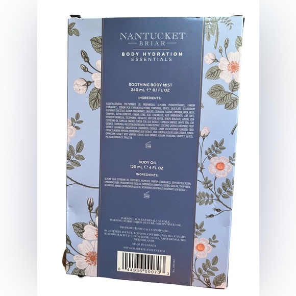 Crabtree & Evelyn NWT Nantucket Briar Body Hydration Essentials Boxed Gift Set - Picture 2 of 5
